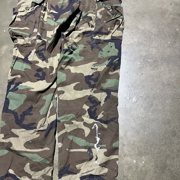 Vintage 80s US Army Camo Grunge Cargo Pants 32x32 - Picture 6 of 7